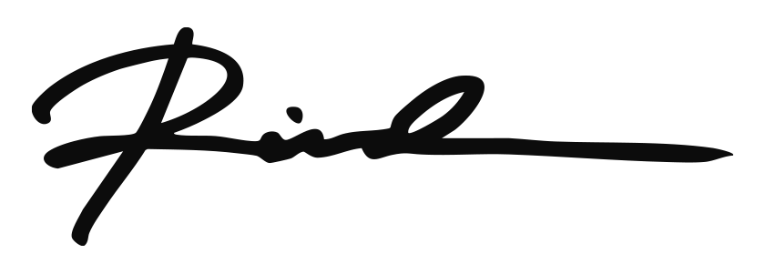 Richard Bliss Brooke signature